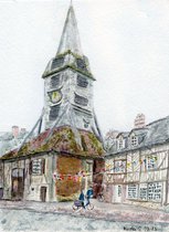 Honfleur, der Glockenturm der Kirche Sainte-Catherine