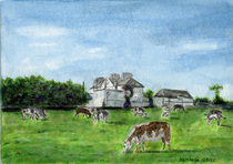 Honfleur - am Chemin de la Côte de Grâce